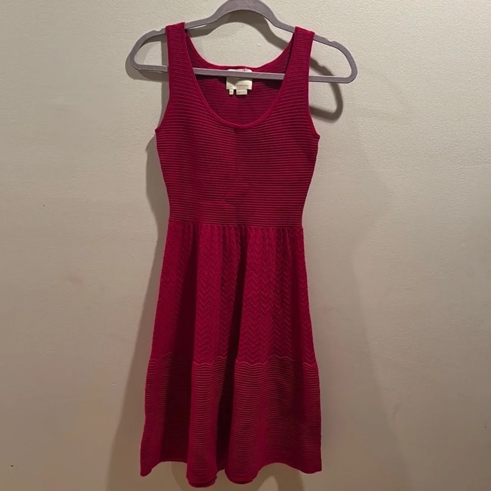 Kate Spade Fuchsia Sleeveless Knit Dress XXS